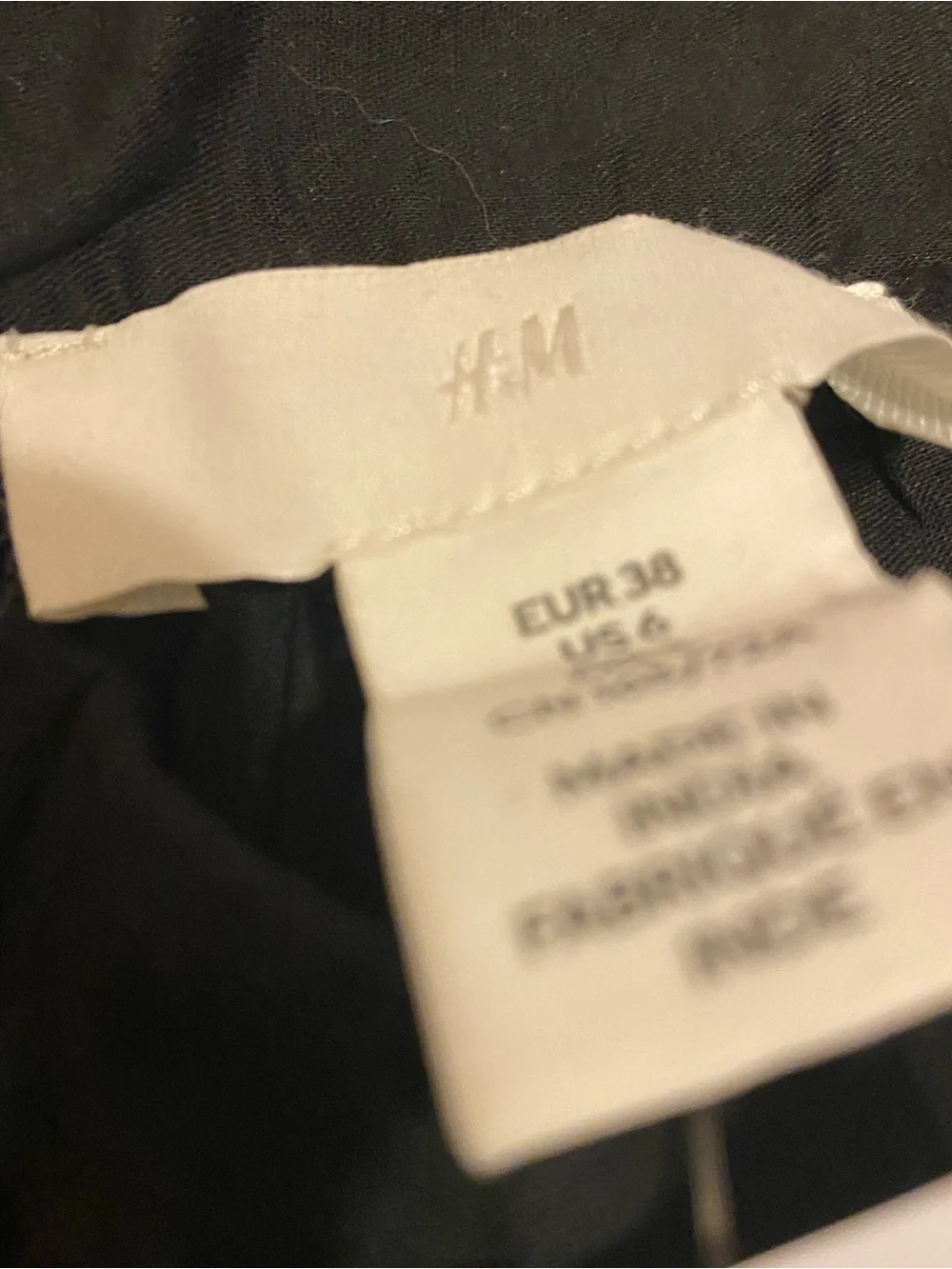 H&M Black Circle Skirt with Pleats
